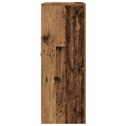 LED Sideboard Old Wood 60.5 x 37 x 100 cm Engineered Wood