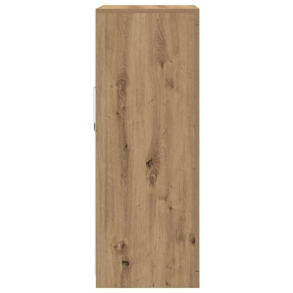 LED Sideboard 60.5 x 37 x 100 cm Engineered Wood Artisan Oak