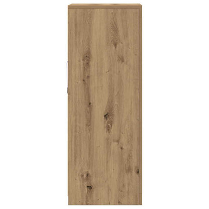 LED Sideboard Brown 41 x 37 x 100 cm Engineered Wood