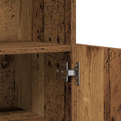 LED Sideboard Brown 60 x 37 x 100 cm Engineered Wood