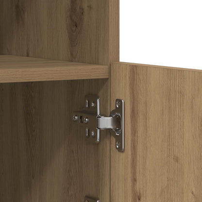 LED Sideboard Artisan Oak 41 x 37 x 67 cm Engineered Wood