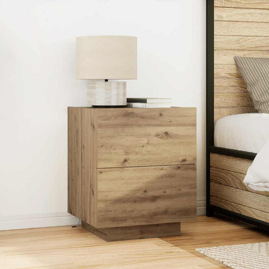 Bedside Cabinet 2 pcs Artisan Oak 45 x 40 x 55 cm