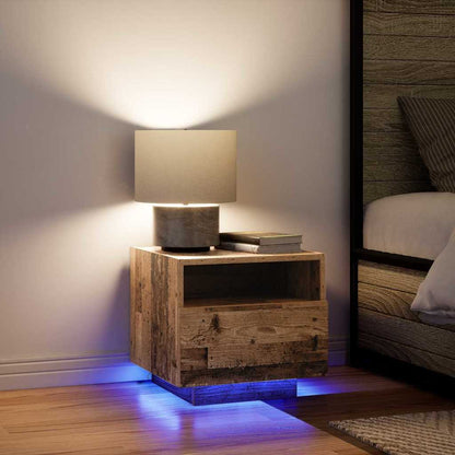 Bedside Cabinet Old Wood 40 x 39 x 37 cm Engineered Wood