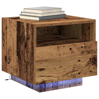 Bedside Cabinet Old Wood 40 x 39 x 37 cm Engineered Wood
