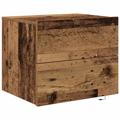 Bedside Cabinet Old Wood 50 x 39 x 41 cm Engineered Wood