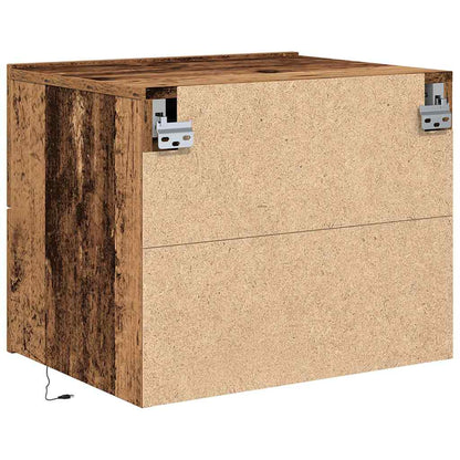 Bedside Cabinet 2 pcs Old Wood 50 x 39 x 41 cm Engineered Wood