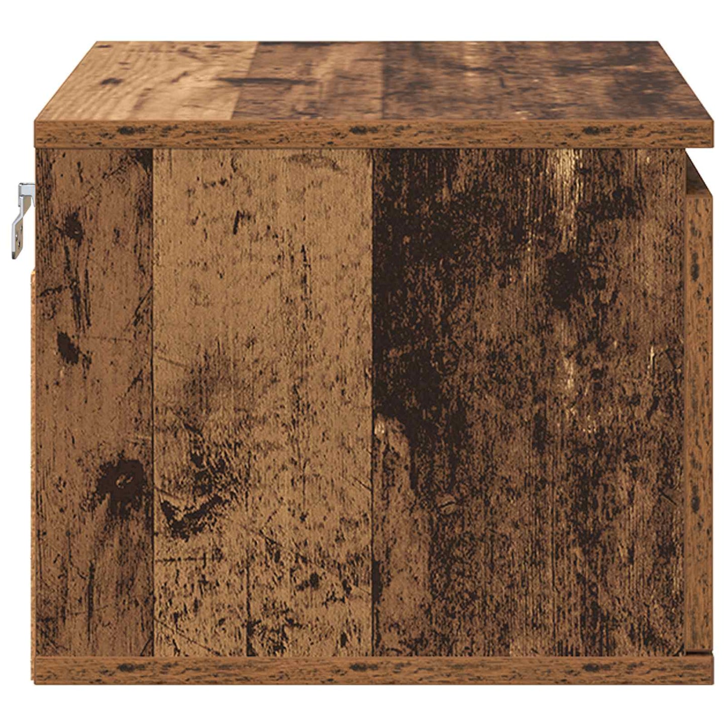 Wall-mounted Bedside Cabinet 2 pcs Old Wood Engineered Wood