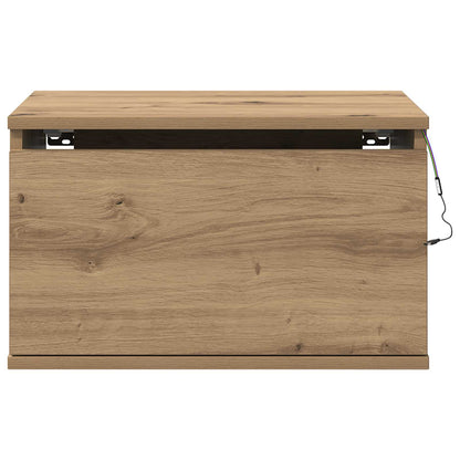 Wall-mounted Bedside Cabinet 2 pcs Artisan Oak 50 x 36 x 30 cm