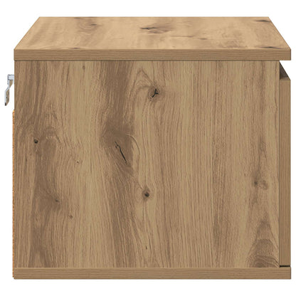 Wall-mounted Bedside Cabinet 2 pcs Artisan Oak 50 x 36 x 30 cm