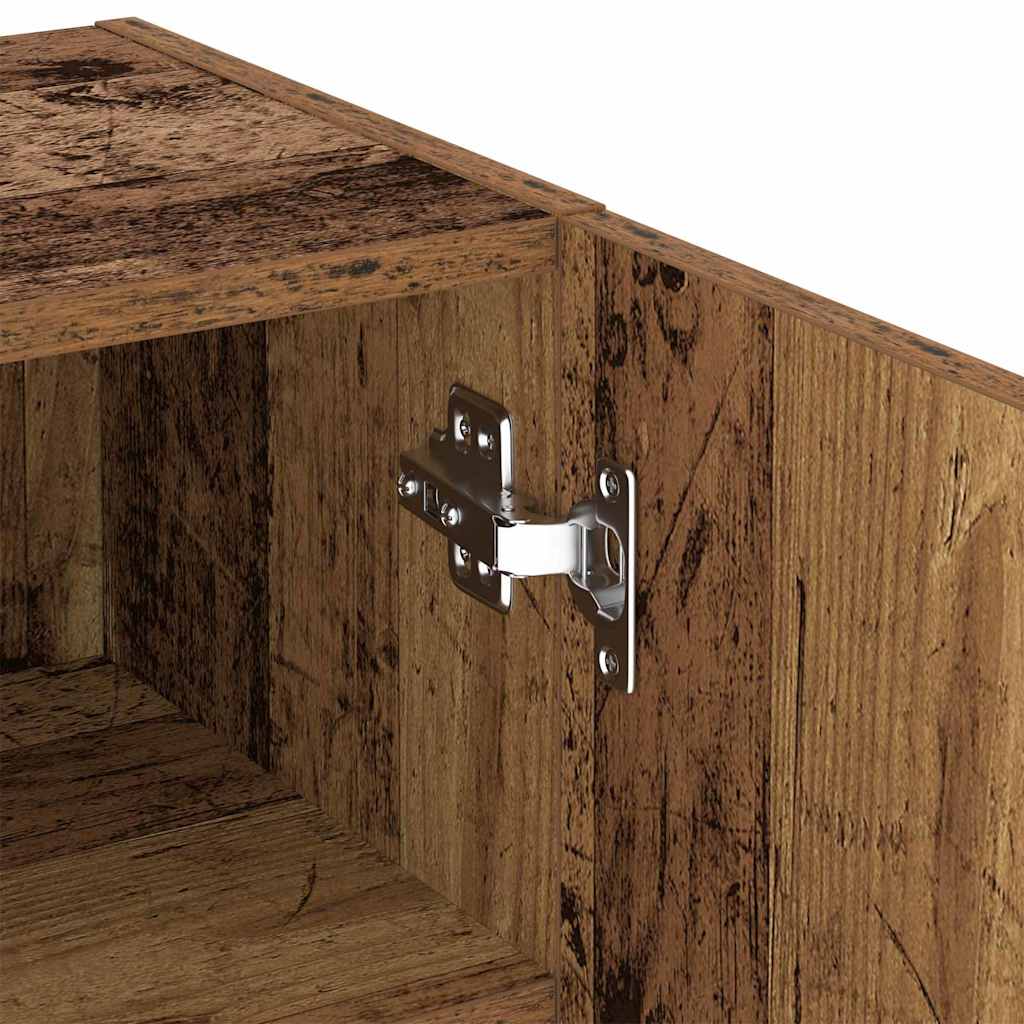TV Cabinet Set Old Wood 40.5 x 30 x 102 cm Engineered Wood
