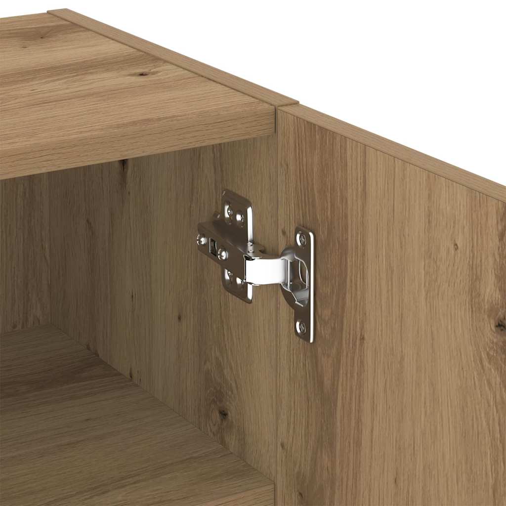 TV Cabinet Set 40.5 x 30 x 102 cm Artisan Oak Engineered Wood