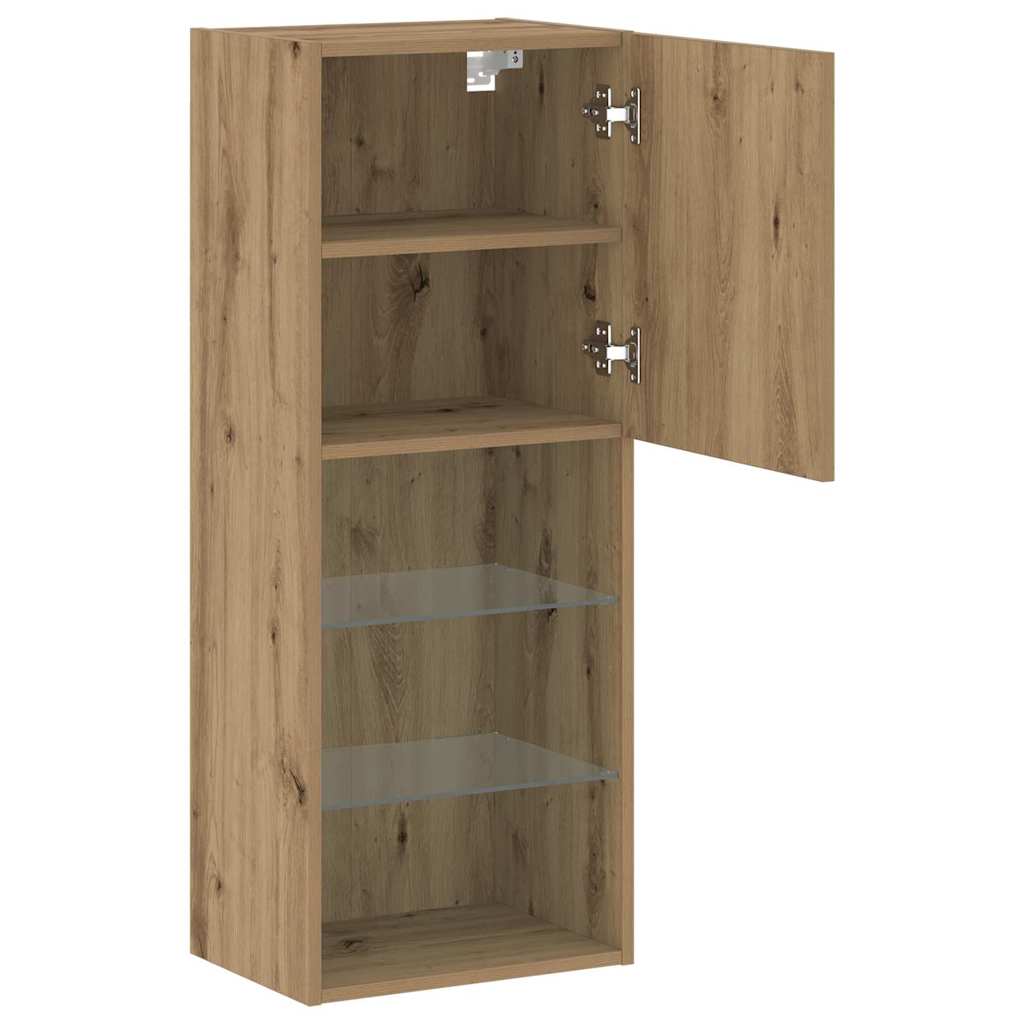 TV Cabinet Set 40.5 x 30 x 102 cm Artisan Oak Engineered Wood
