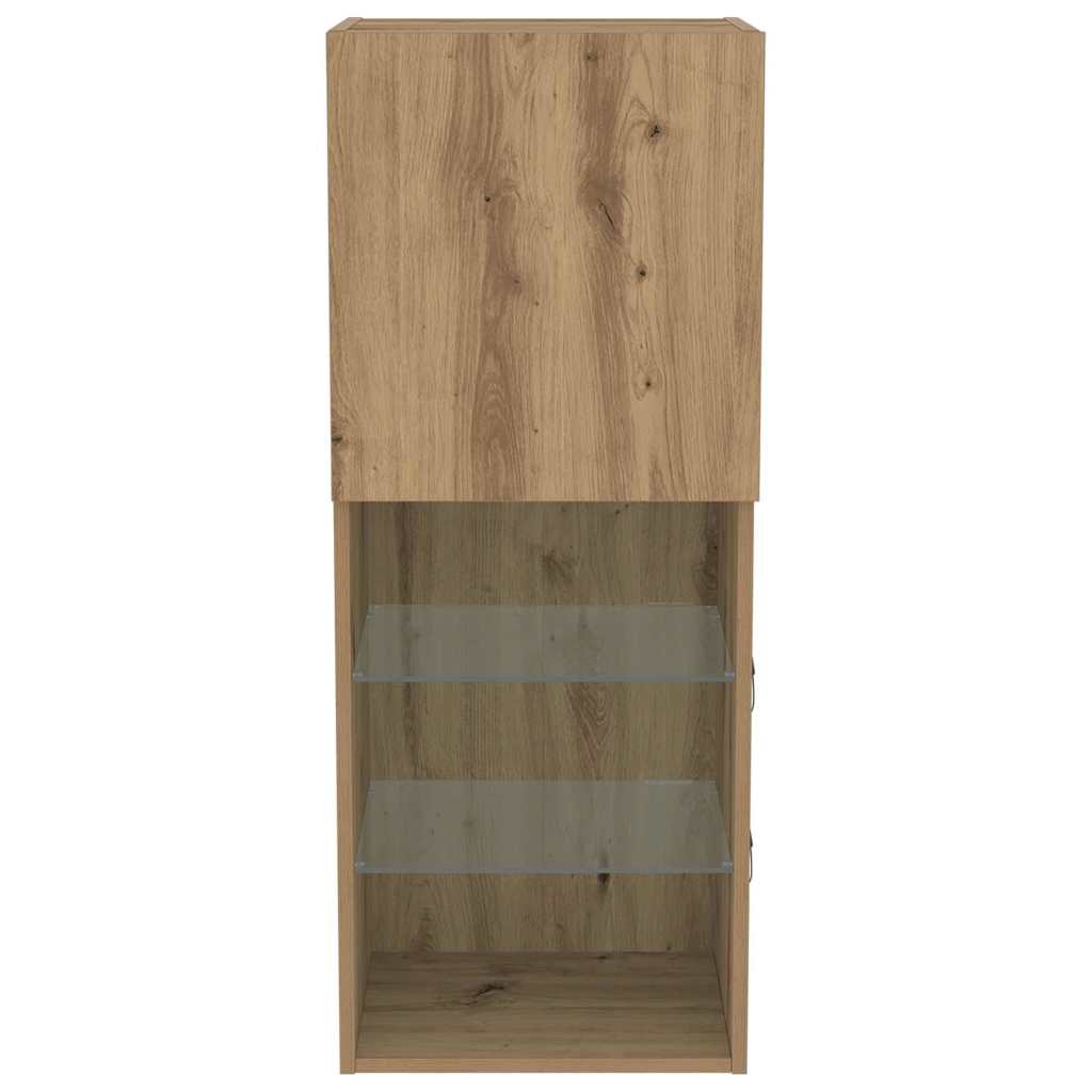 TV Cabinet Set 40.5 x 30 x 102 cm Artisan Oak Engineered Wood