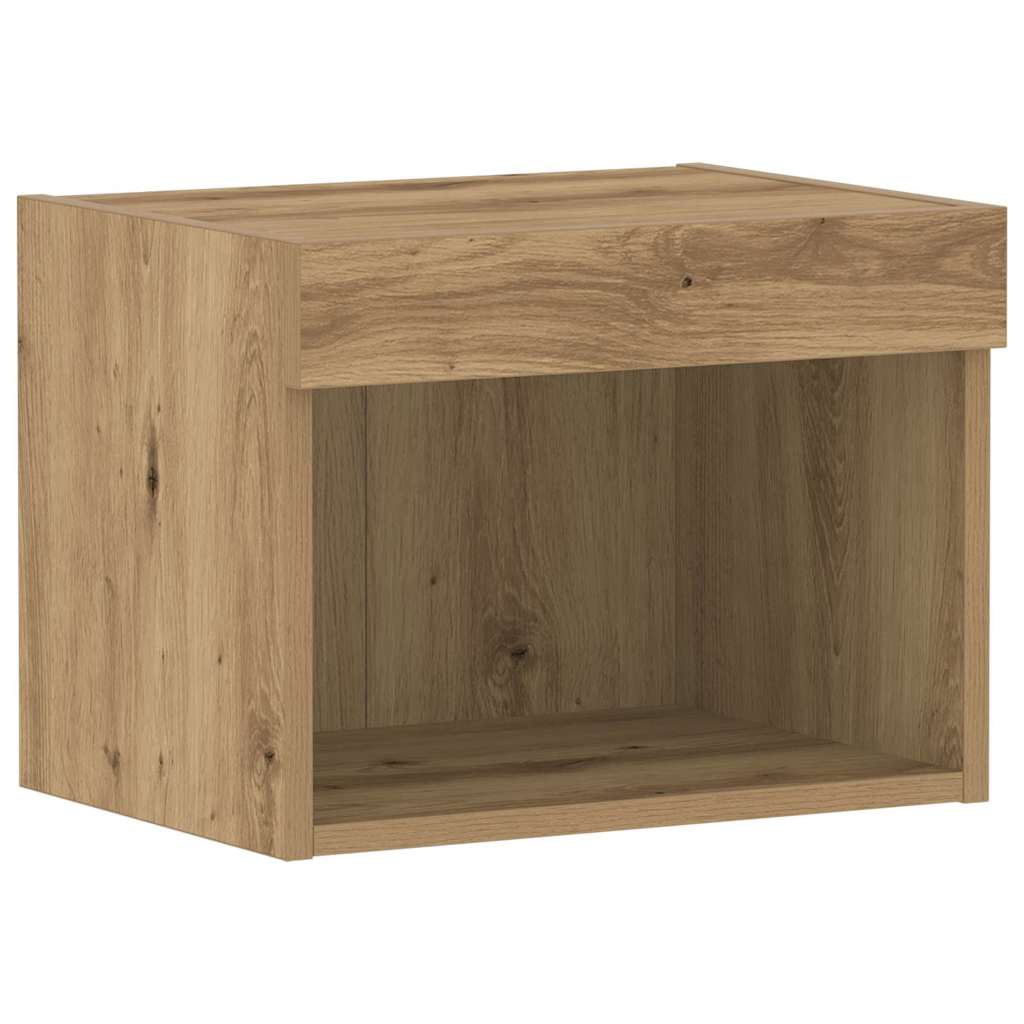 TV Cabinet Set 2 pcs Artisan Oak Engineered Wood