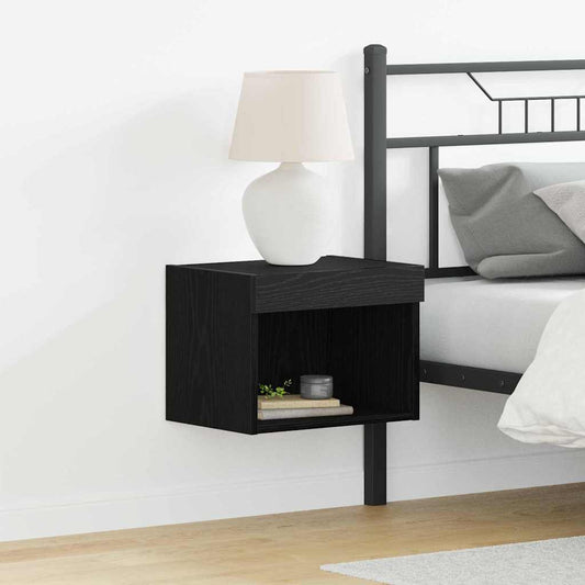TV Cabinet Set 40 x 30 x 30 cm Black Oak Engineered Wood