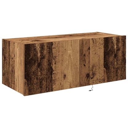 TV Wall Cabinet Old Wood 80 x 35 x 31 cm Engineered Wood
