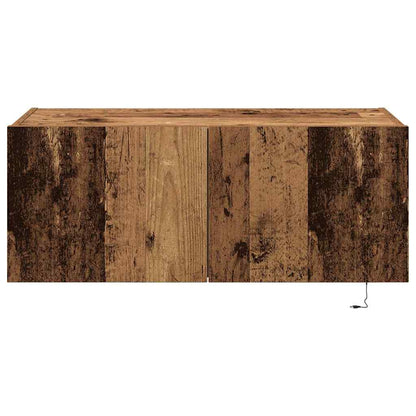 TV Wall Cabinet Old Wood 80 x 35 x 31 cm Engineered Wood