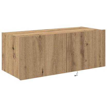 TV Wall Cabinet 80 x 35 x 31 cm Artisan Oak Engineered Wood