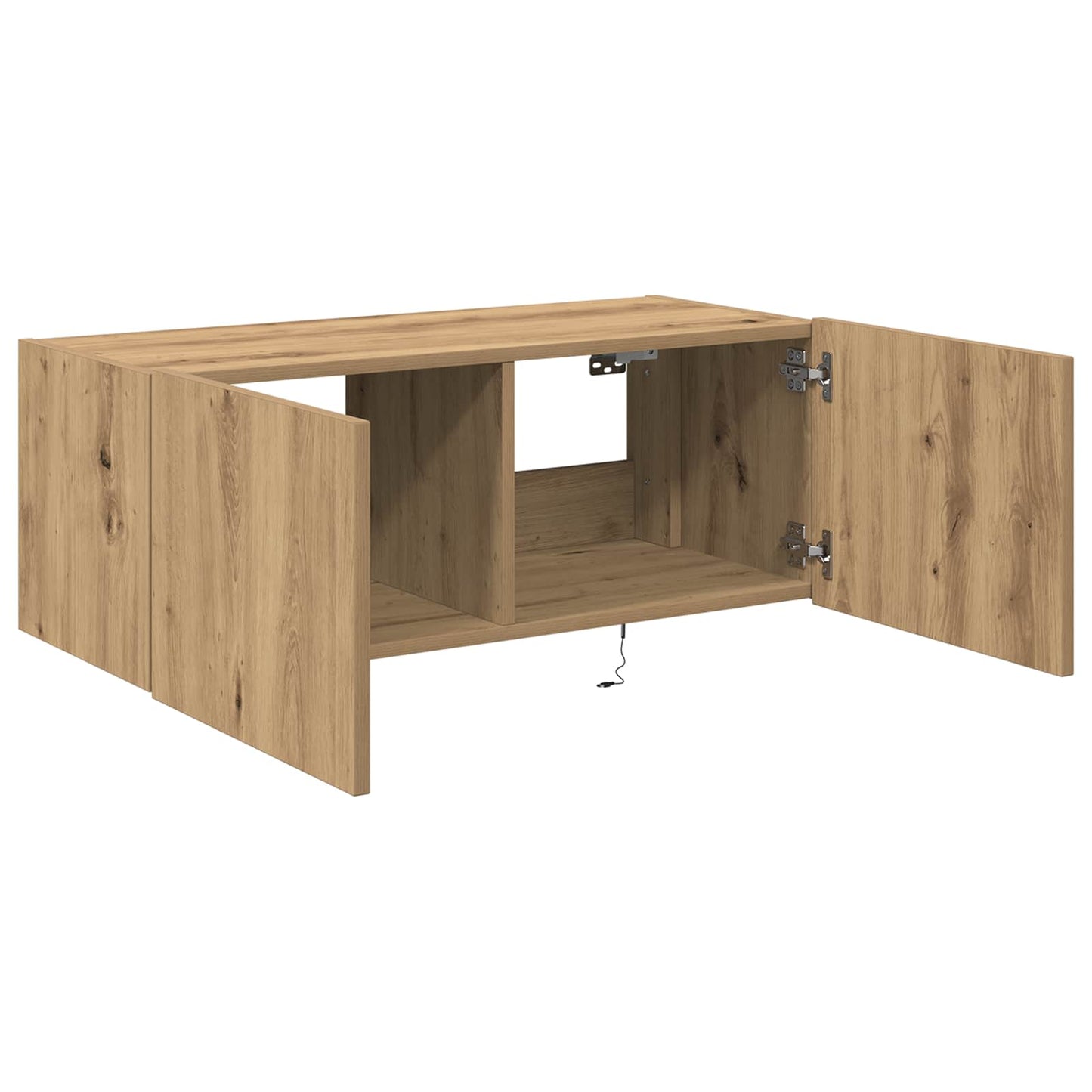 TV Wall Cabinet 80 x 35 x 31 cm Artisan Oak Engineered Wood