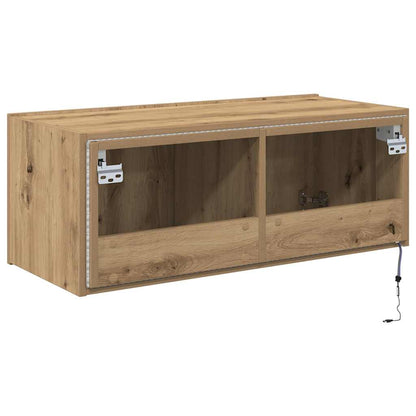TV Wall Cabinet 80 x 35 x 31 cm Artisan Oak Engineered Wood