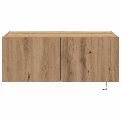 TV Wall Cabinet 80 x 35 x 31 cm Artisan Oak Engineered Wood