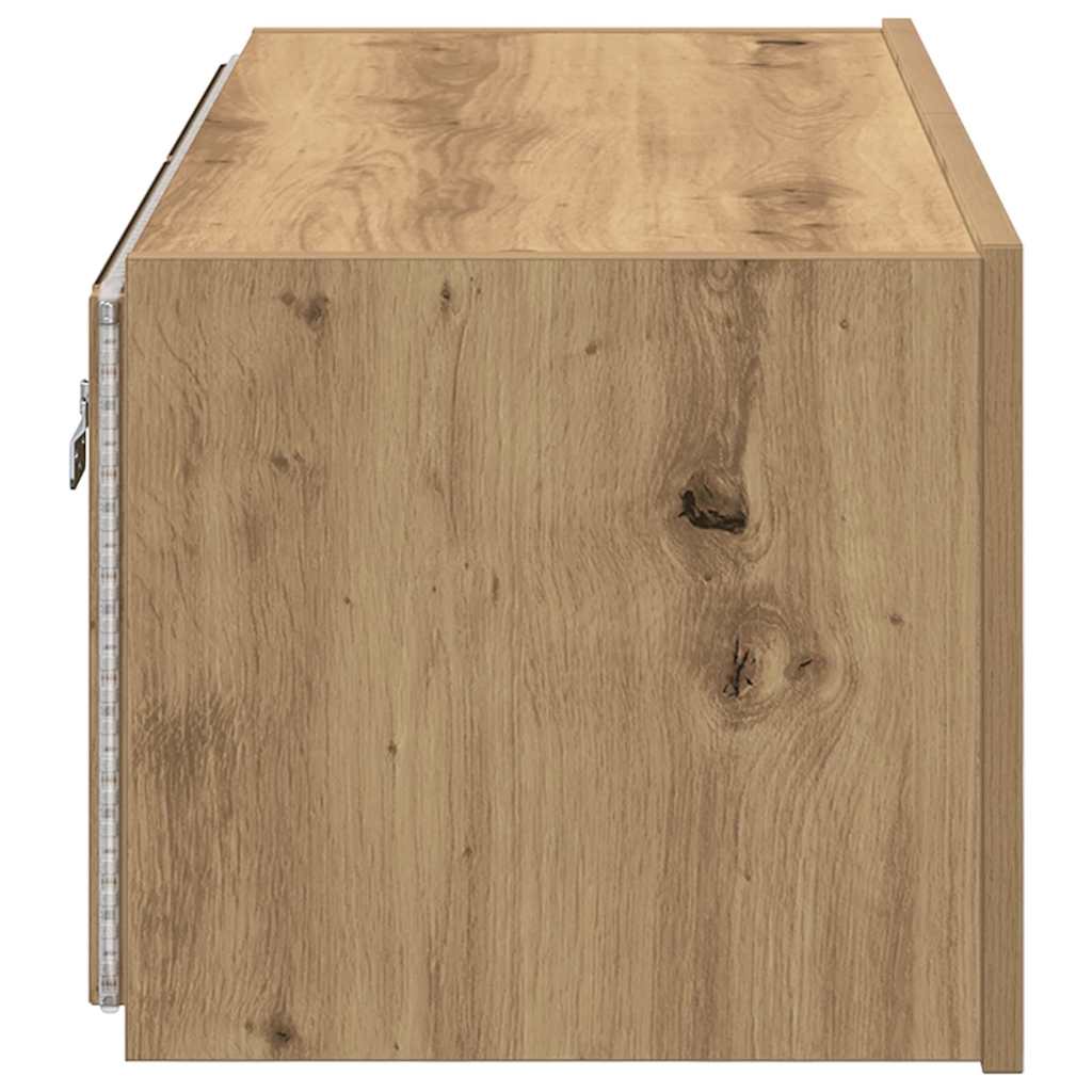 TV Wall Cabinet 80 x 35 x 31 cm Artisan Oak Engineered Wood