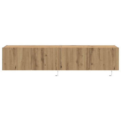 TV Wall Cabinet 2 pcs Artisan Oak Engineered Wood