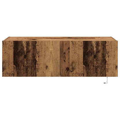 TV Wall Cabinet 2 pcs Old Wood 100 x 35 x 31 cm Engineered Wood