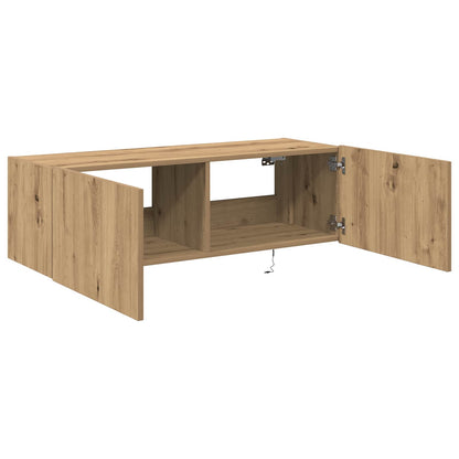 TV Wall Cabinet 100 x 35 x 31 cm Artisan Oak Engineered Wood