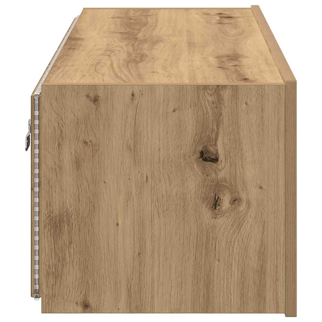 TV Wall Cabinet 100 x 35 x 31 cm Artisan Oak Engineered Wood