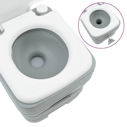 Camping Toilet Grey 41.5 x 36.5 x 42 cm