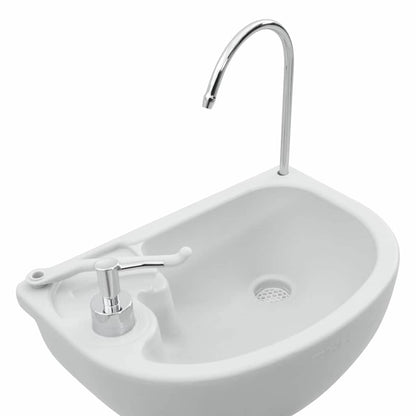 Camping Handwash Stand Grey 50.5 x 33 x 103 cm Plastic