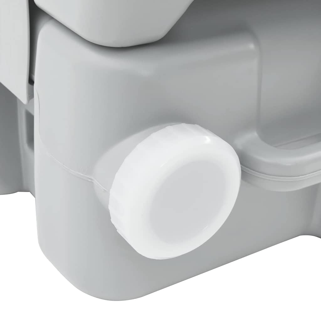Camping Toilet Grey 41.5 x 36.5 x 42 cm