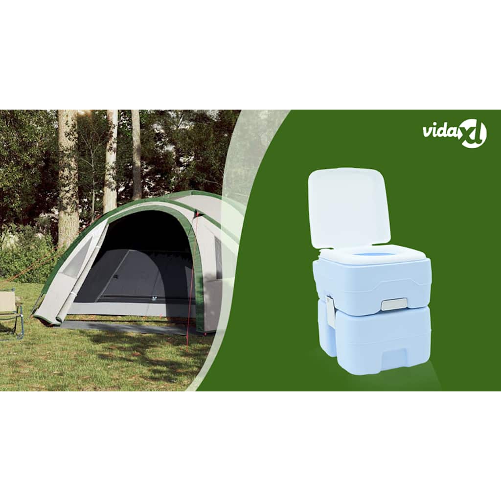 Camping Toilet Blue 41.5 x 36.5 x 42 cm