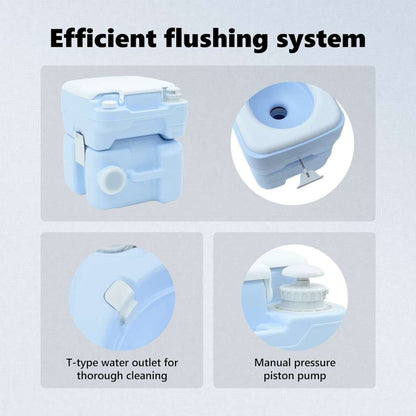 Camping Toilet Blue 41.5 x 36.5 x 42 cm