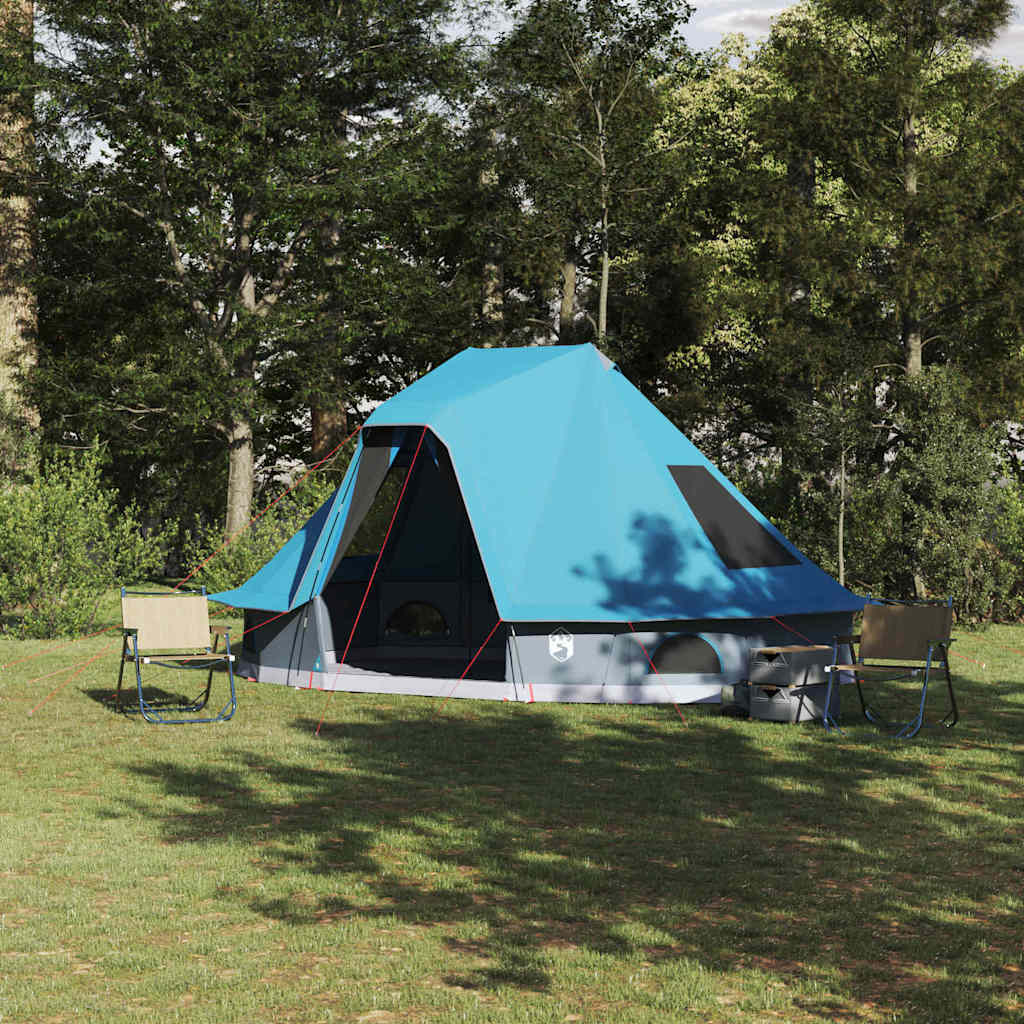 Tipi Tent with Roof Blue 466 x 310 x 240 cm Taffeta