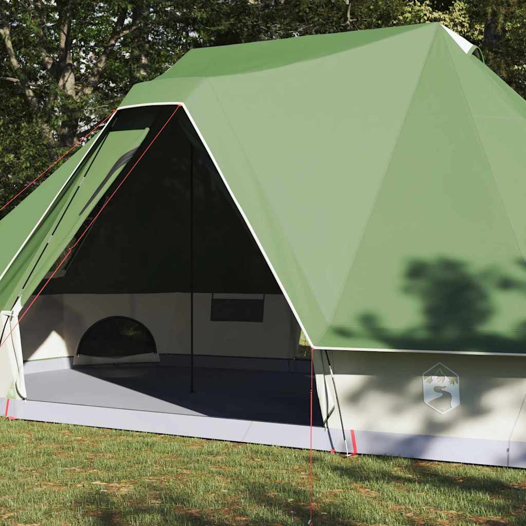 Tipi Tent with Roof Green 680 x 430 x 270 cm Taffeta