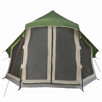 Tipi Tent with Roof Green 404 x 370 x 270 cm Taffeta