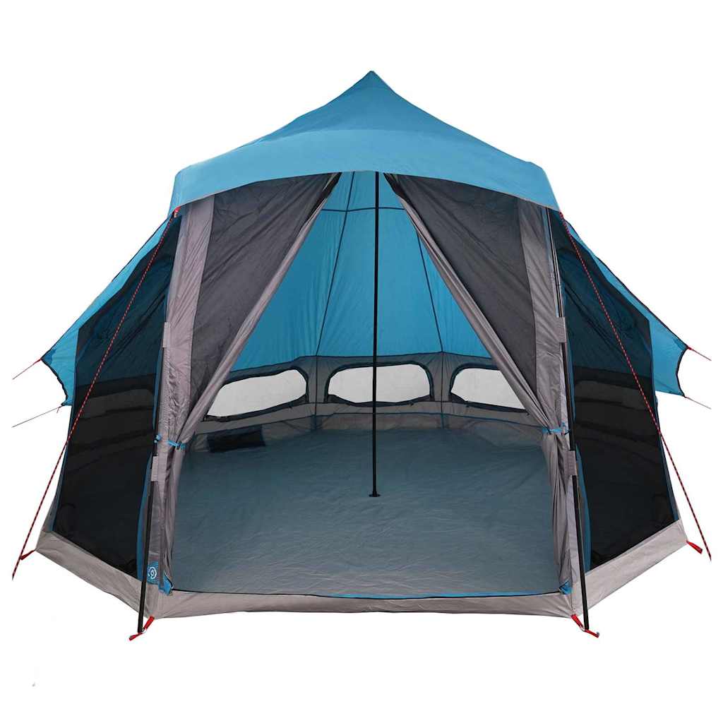 Tipi Tent with Roof Blue 404 x 370 x 270 cm Taffeta
