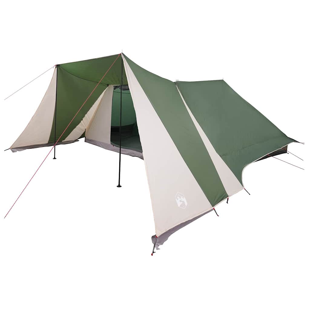 Tipi Tent with Roof Green 660 x 456 x 200 cm Taffeta