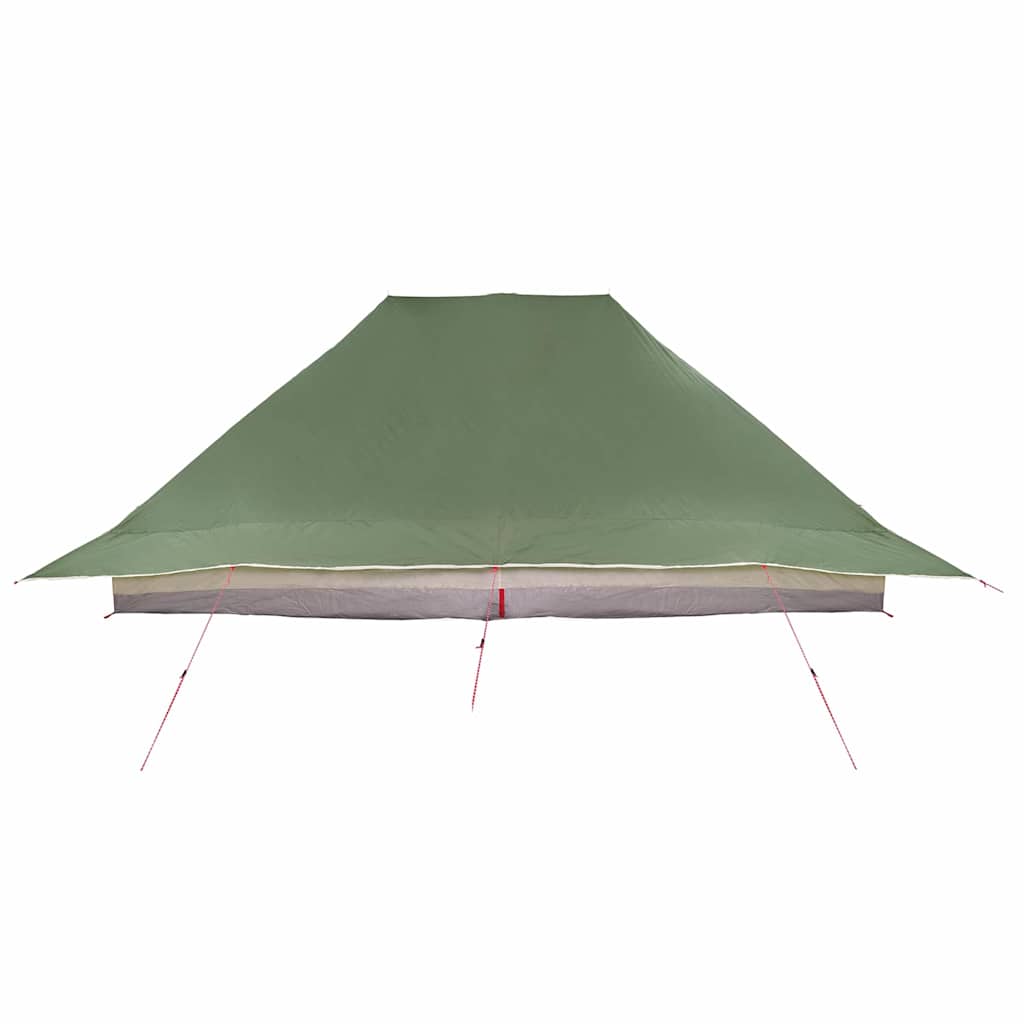 Tipi Tent with Roof Green 660 x 456 x 200 cm Taffeta