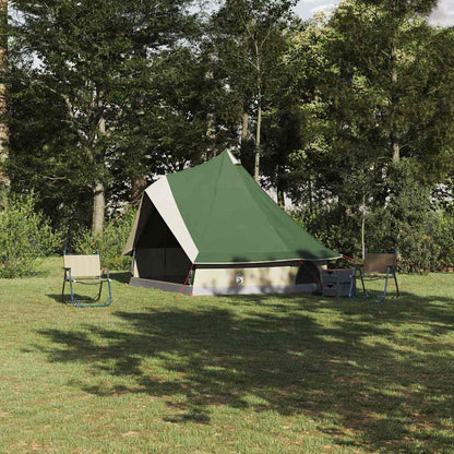 Tipi Tent with Roof Green 400 x 346 x 250 cm Taffeta
