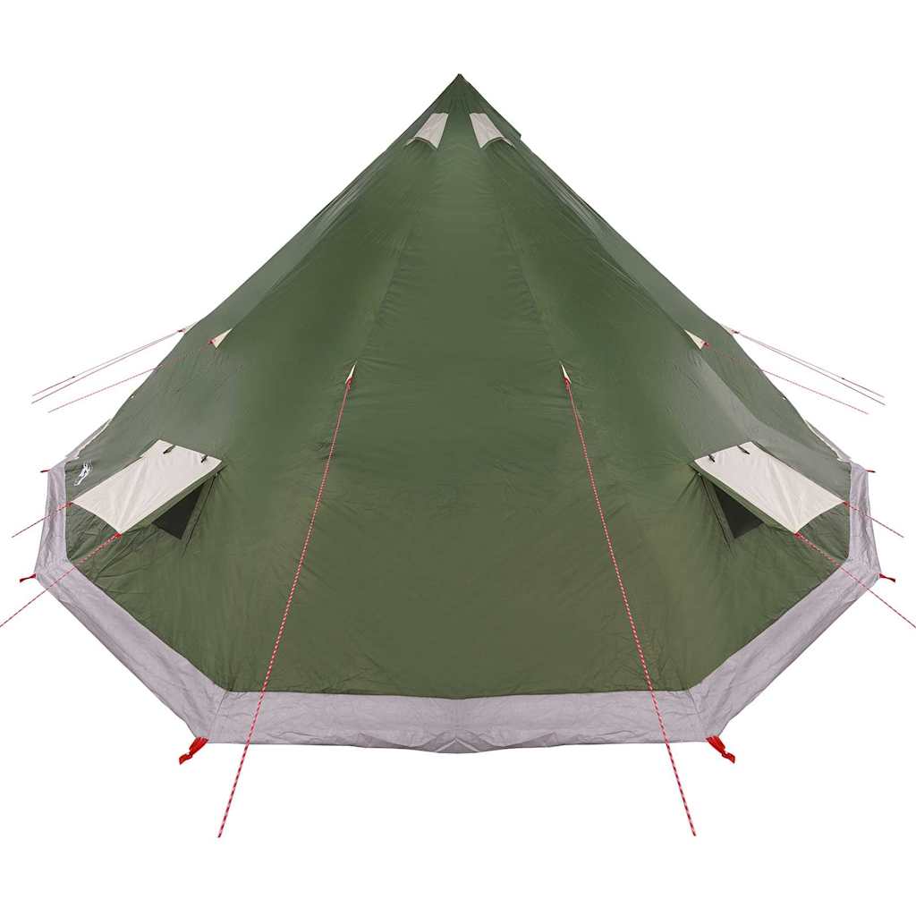 Tipi Tent with Roof Green 560 x 560 x 300 cm Taffeta