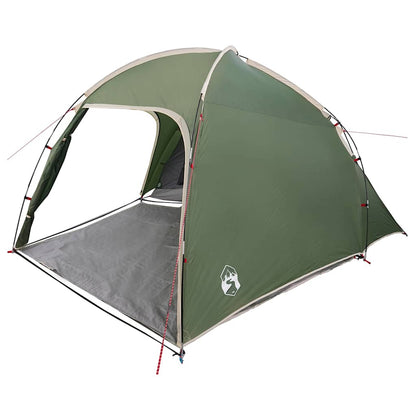 Cabin Tent with Roof Green 370 x 230 x 185 cm Taffeta