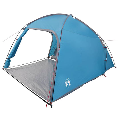 Cabin Tent with Roof Blue 370 x 230 x 185 cm Taffeta