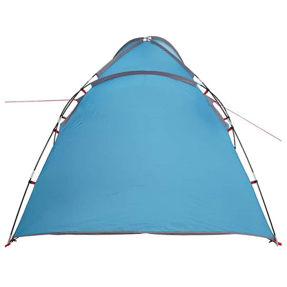 Cabin Tent with Roof Blue 370 x 230 x 185 cm Taffeta