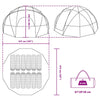 Tent with Roof with Air Vent Green Large