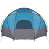 Tent with Roof with Air Vent Blue Large Polyester and fibreglass