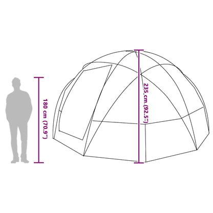Dome Tent with Roof Blue 475 x 475 x 235 cm Taffeta