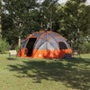 Tent with Roof Grey and orange Large Polyester and fibreglass